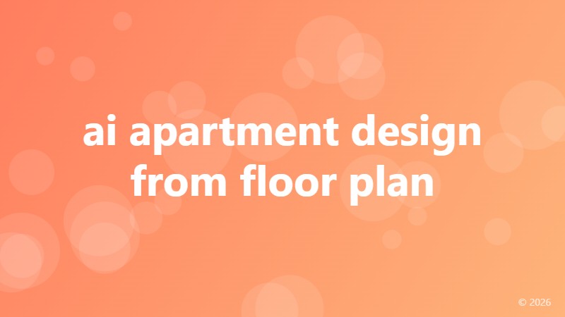 ai apartment design from floor plan