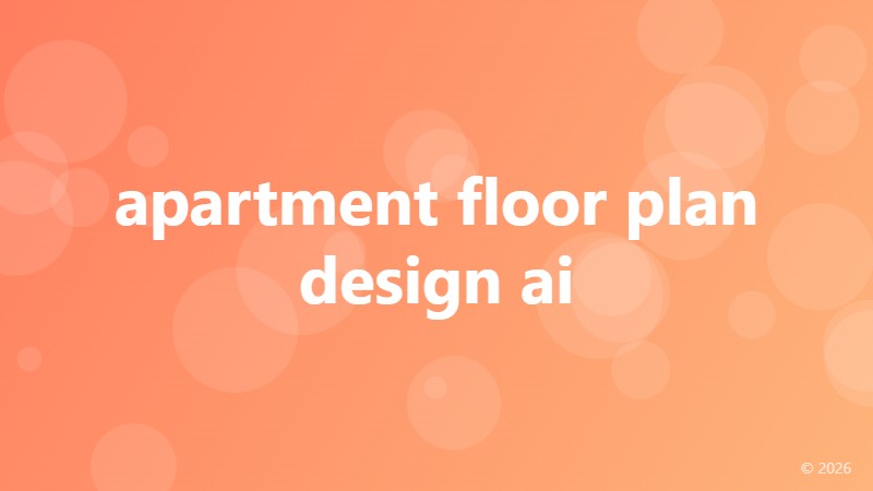 apartment floor plan design ai