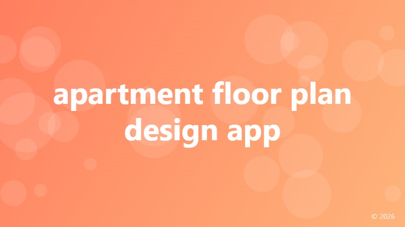 apartment floor plan design app