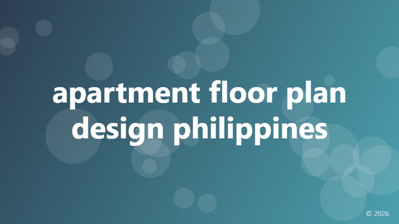 apartment floor plan design philippines