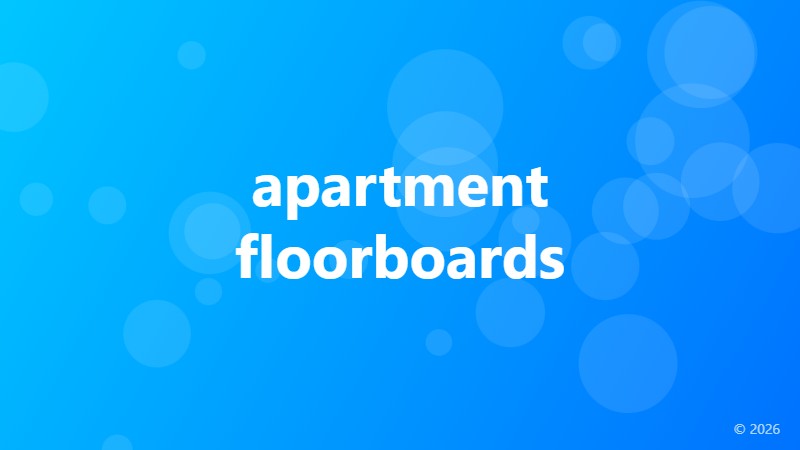 apartment floorboards