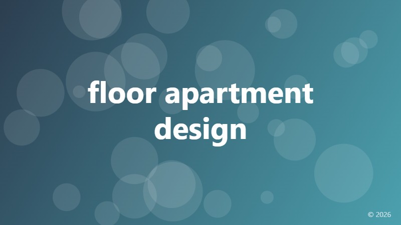 floor apartment design