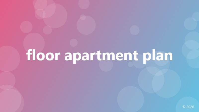 floor apartment plan