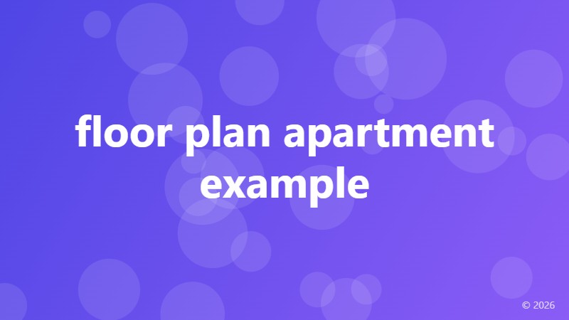 floor plan apartment example