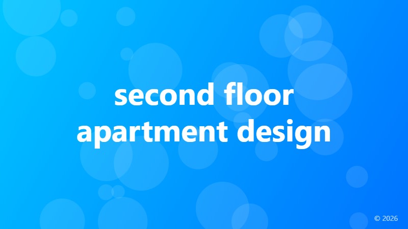 second floor apartment design
